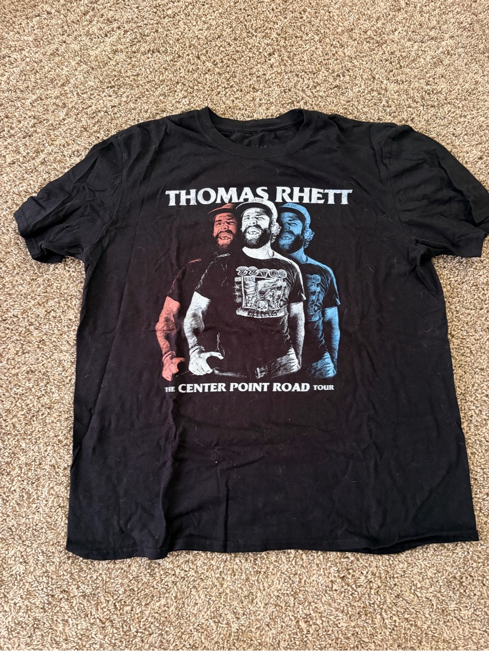 Thomas Rhett Black Graphic Tour T-Shirt